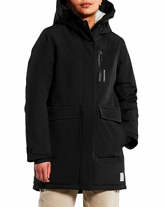 Водонепроницаемая утепленная парка женская Didriksons Parka Ciana Black