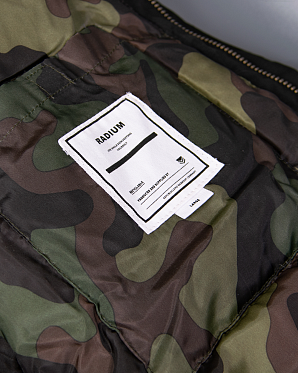 Куртки Radium Camouflage Down Jacket Black