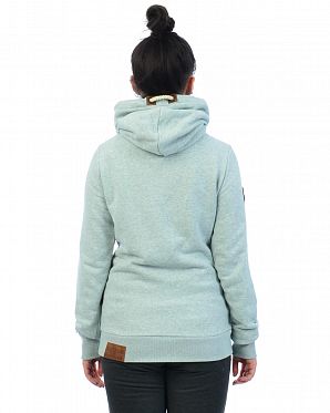 Толстовка женская с капюшоном Naketano Darth Nasty Mint Melange