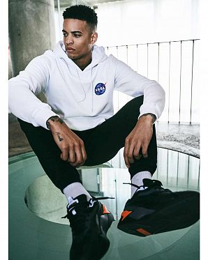 Толстовка мужская с капюшоном Urban Classics White Толстовка мужская с капюшоном Urban Classics White