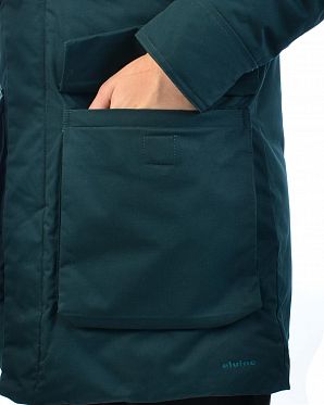 Парка мужская зимняя водоотталкивающая Elvine Fridolf Bottle Green Парка мужская зимняя водоотталкивающая Elvine Fridolf Bottle Green