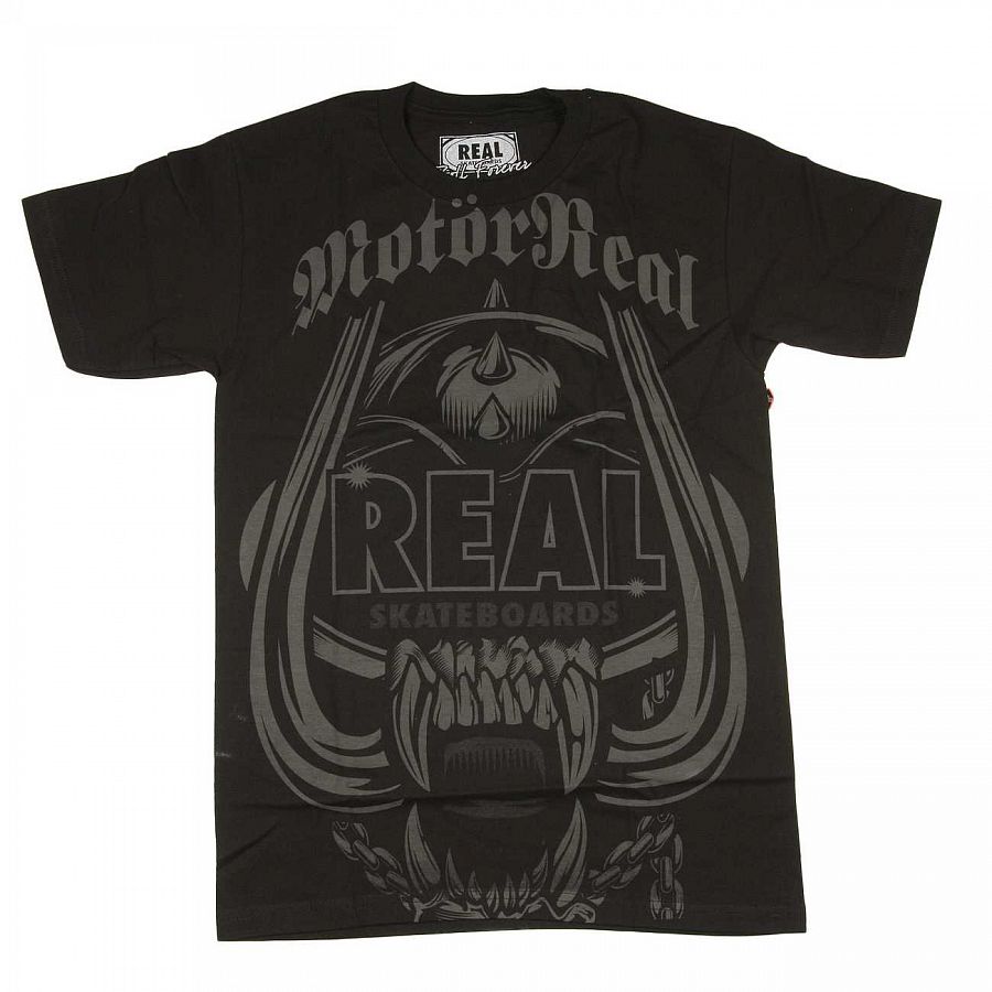 купить Футболка Real Motoreal Splity S/S Tee Black в Москве купить Футболка Real Motoreal Splity S/S Tee Black в Москве