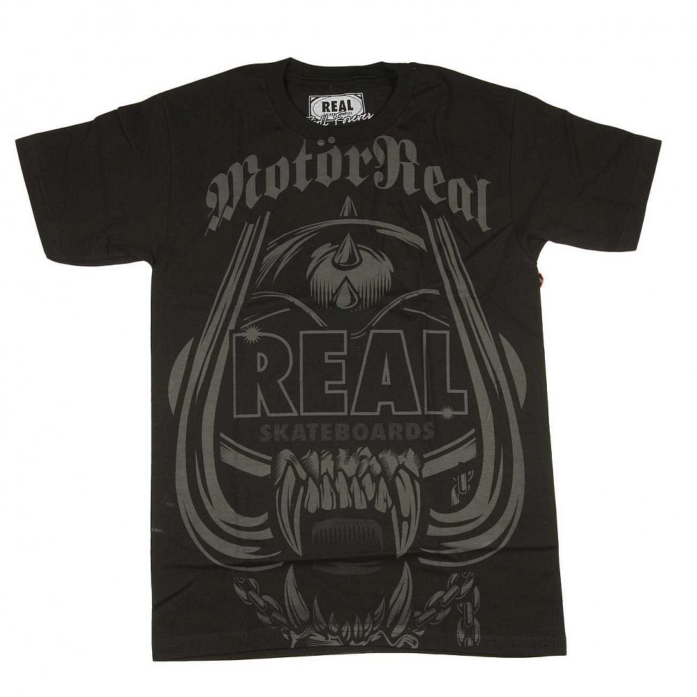 купить Футболка Real Motoreal Splity S/S Tee Black в Москве купить Футболка Real Motoreal Splity S/S Tee Black в Москве