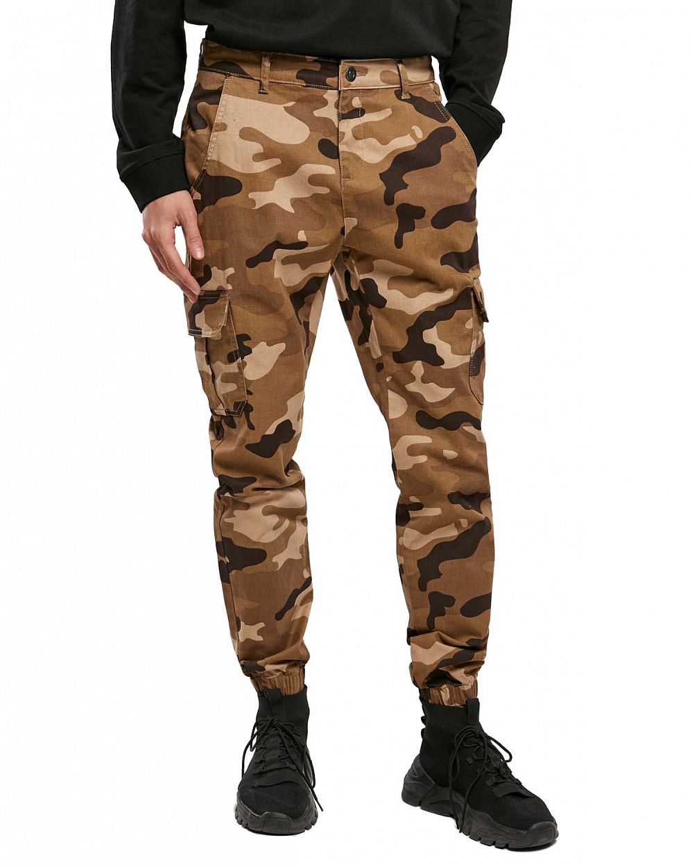 Джоггеры мужские карго Urban Classics Dark Ground Camo отзывы