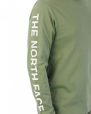 Футболка с длинным рукавом The North Face Dome Sleeve Print Olive Футболка с длинным рукавом The North Face Dome Sleeve Print Olive