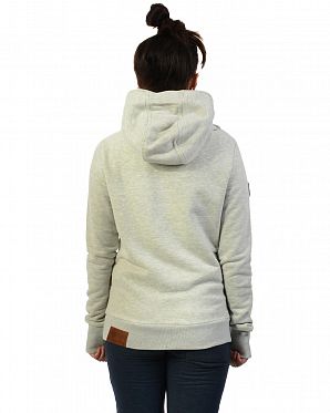 Толстовка женская с капюшоном Naketano Schickobello IV Stone Grey Melange