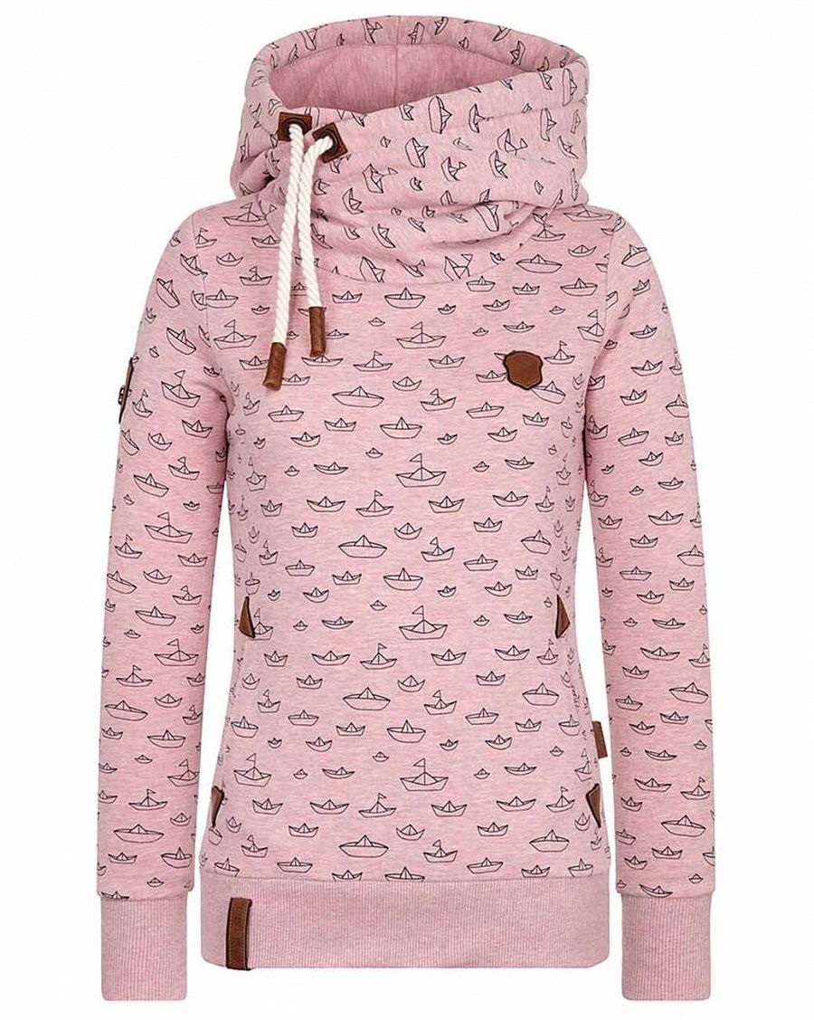 Толстовка женская с капюшоном Naketano Darth Stronger Schmutzmuschi Pink отзывы Толстовка женская с капюшоном Naketano Darth Stronger Schmutzmuschi Pink отзывы