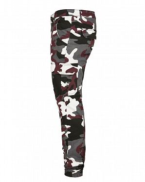 Джоггеры мужские карго Urban Classics Wine Camo Джоггеры мужские карго Urban Classics Wine Camo