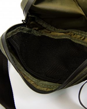 Сумка поясная водостойкая особопрочная Herschel Nineteen Studio Dark Olive Black Сумка поясная водостойкая особопрочная Herschel Nineteen Studio Dark Olive Black