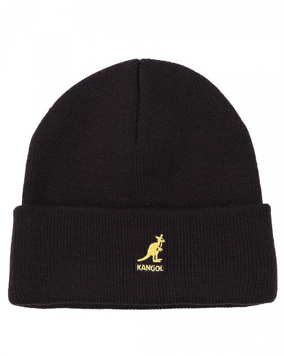 Шапка Kangol 2978BC Acrylic Cuff Pull-On Black Gold отзывы