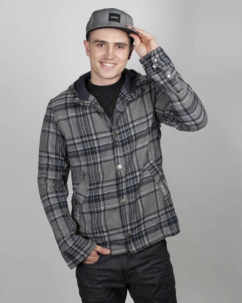 Рубашка Makia Shepherd Shirt Grey/blue отзывы