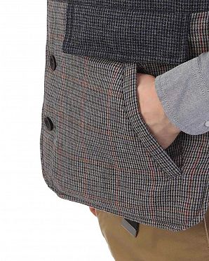 Жилетка утепленная мужская шерсть Publish Croft Navy