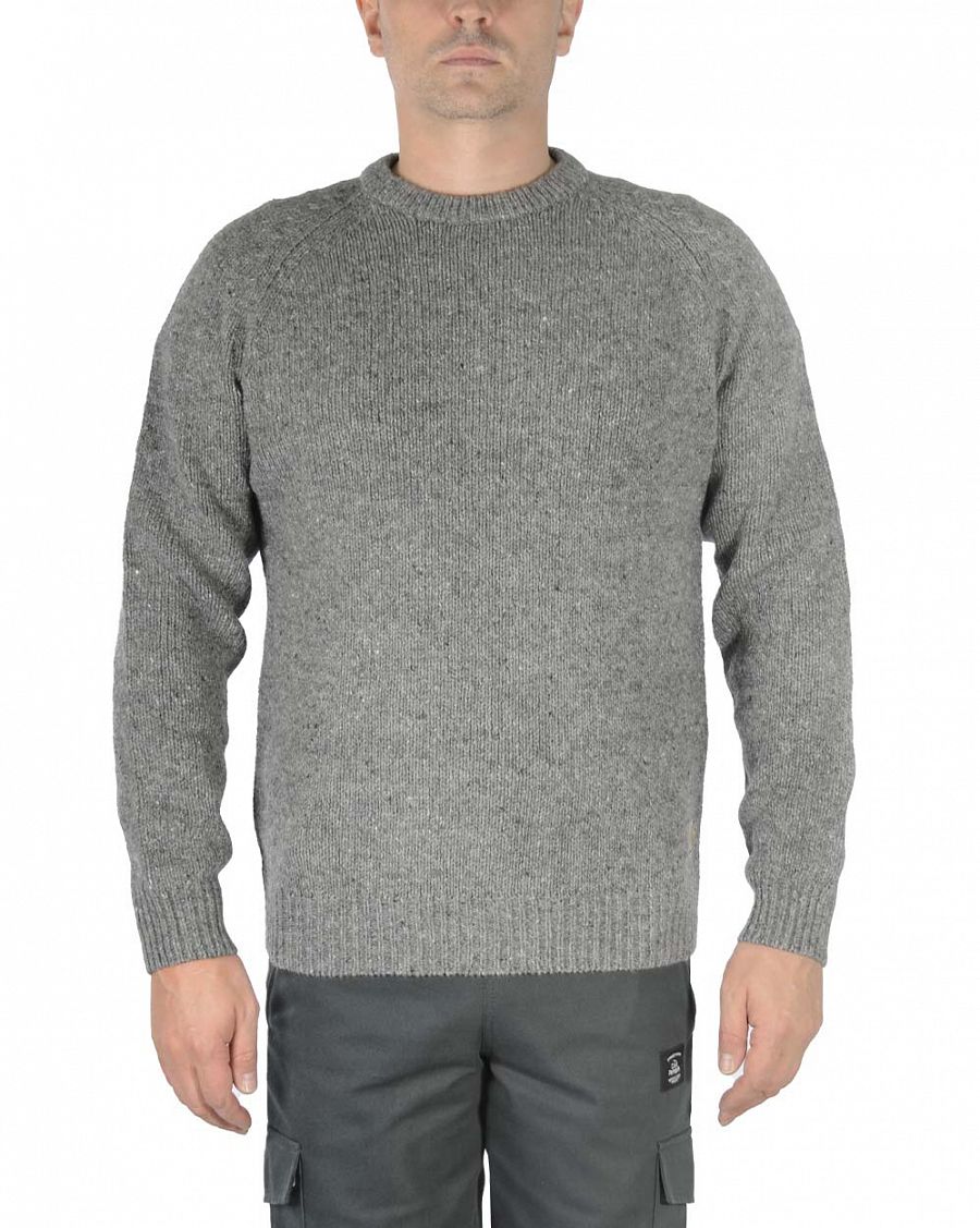 Свитер мужской шерстяной Carhartt WIP Grey Heather отзывы