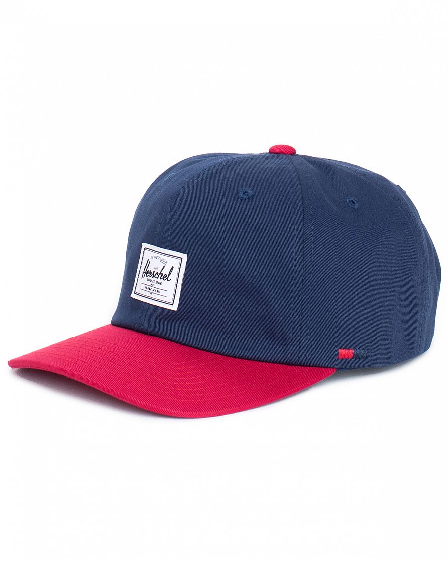Бейсболка с прямым козырьком Herschel Albert Navy Red отзывы Бейсболка с прямым козырьком Herschel Albert Navy Red отзывы