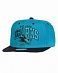 Бейсболка с прямым козырьком Mitchell and Ness EU161 GUARD San Jose Sharks Turquoise