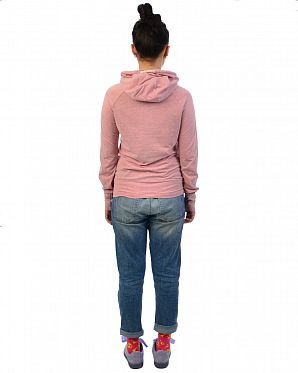 Лонгслив женский с капюшоном Naketano Mandy XI Schmutzmuschi Pink Лонгслив женский с капюшоном Naketano Mandy XI Schmutzmuschi Pink