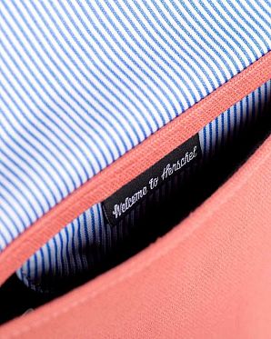 Чехол водоотталкивающий на кнопках кожа Herschel Spokane iPad Air Flamingo