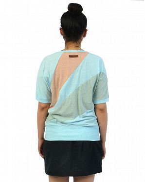 Футболка женская руква 1/3 Германия Naketano Specki Chan Specki Chan Bubble Butt Melange