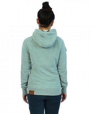 Толстовка женская с капюшоном Naketano Blonder Engel Wiederkauer Grun Melange