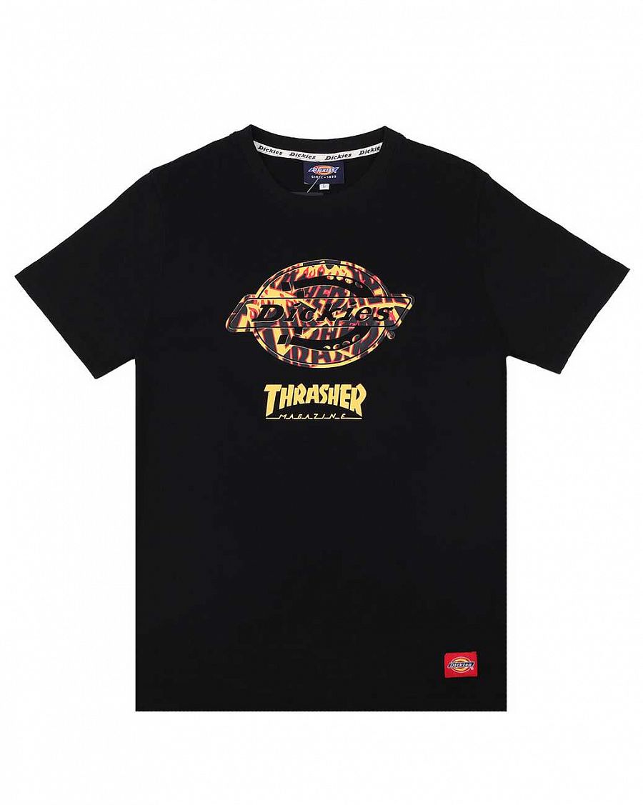 Футболка женская Dickies 1922 & Thrasher Flames Logo Black отзывы