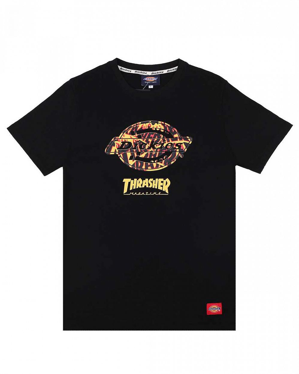 Футболка женская Dickies 1922 & Thrasher Flames Logo Black отзывы