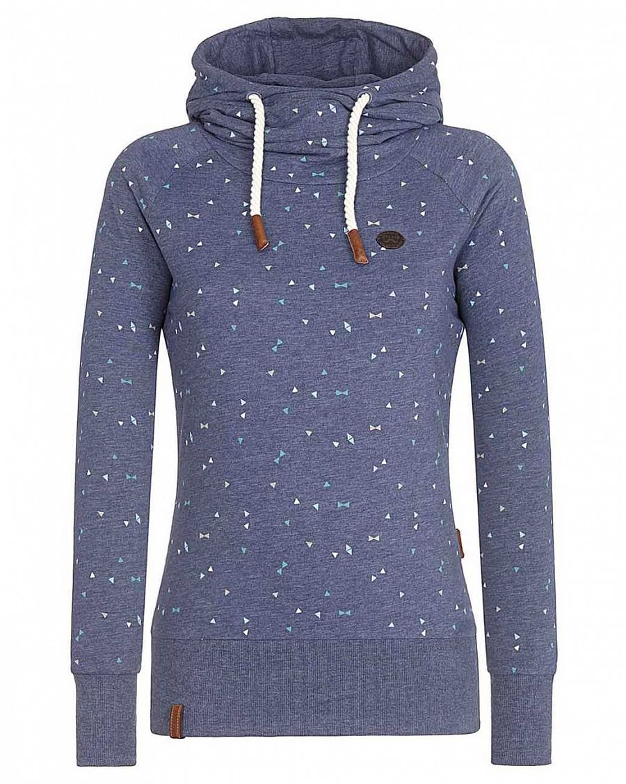 Толстовка легкая женская с капюшоном Naketano Nudelholz Blue Grey отзывы Толстовка легкая женская с капюшоном Naketano Nudelholz Blue Grey отзывы