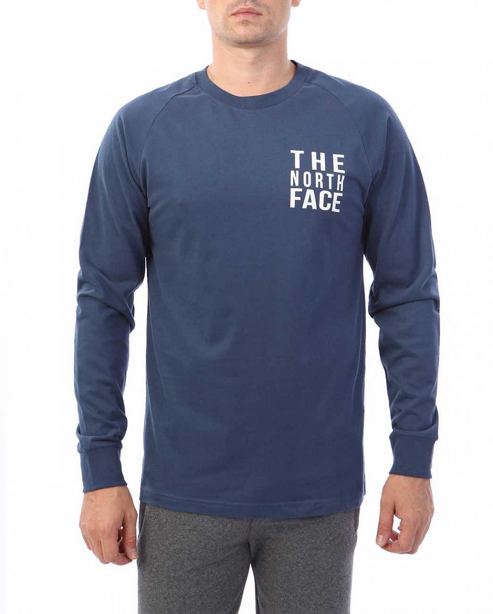 Футболка с длинным рукавом The North Face NSE T-Shirt Navy отзывы