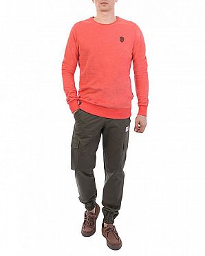 Толстовка мужская свитшот Naketano Kubilay Coral Толстовка мужская свитшот Naketano Kubilay Coral