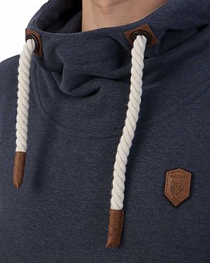 Толстовка мужская с капюшоном Naketano Supapimmel Dark Night Толстовка мужская с капюшоном Naketano Supapimmel Dark Night