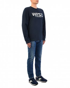 Толстовка Wesc Wesc Crewneck Sweatshirt Dark sapphire Толстовка Wesc Wesc Crewneck Sweatshirt Dark sapphire
