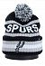 Шапка с помпоном на флисе '47 Brand NBA San Antonio Spurs Black White отзывы
