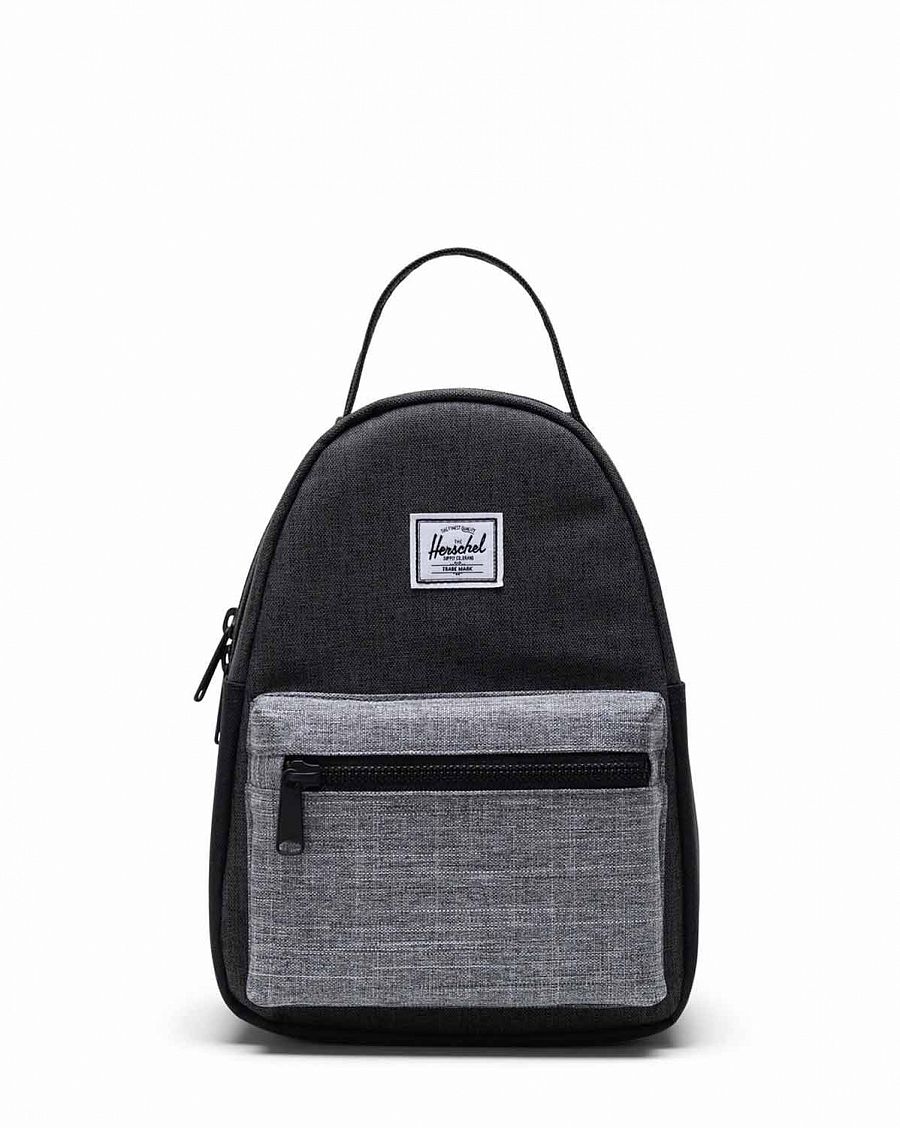 Рюкзак небольшой Herschel Nova Mini Black Crosshatch Black Raven отзывы