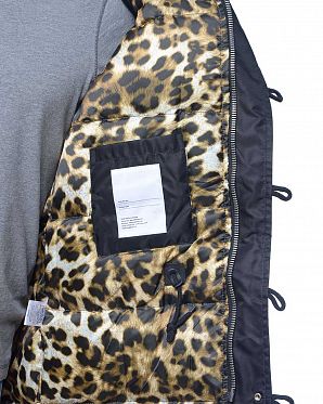 Пуховик водонепроницаемый на гусином пуху Корея NudeBones Black