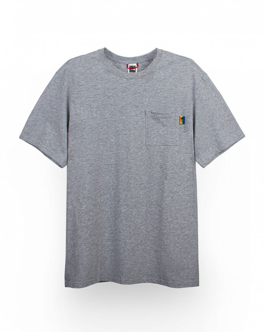 Футболка мужская The North Face Pocket with Raibow Grey отзывы