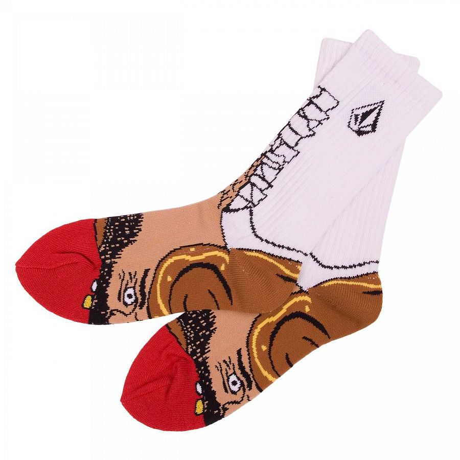 Носки Volcom Bandito Sock Puppet White отзывы