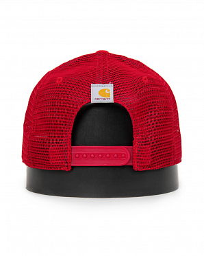 Бейсболка сетка Carhartt Style # 101195 Canvas Mesh-Back Logo Graphic Cap Red