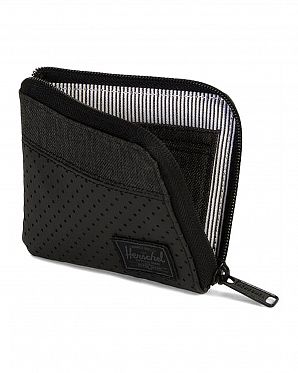 Кошелек на молнии и слотом для карт Herschel Johnny Aspect Black X Black