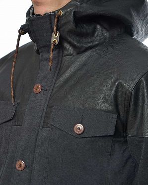 Куртка водоотталкивающая утепленная Iriedaily Dock 36 Black