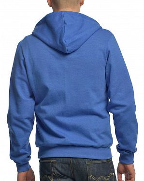 Толстовка мужская на молнии с капюшоном Iriedaily Desire Effect Blue