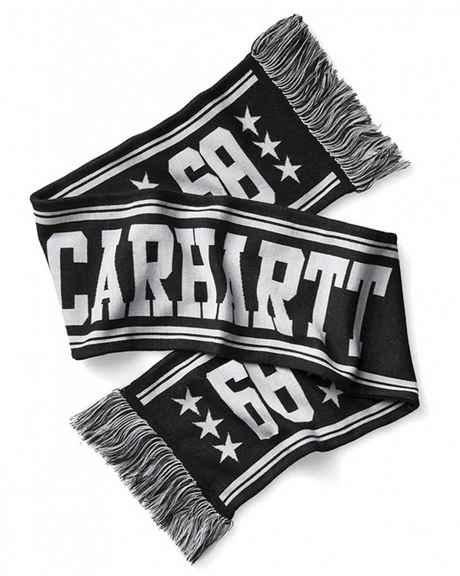 Шарф мужской Carhartt WIP Fan Scarf Black White отзывы