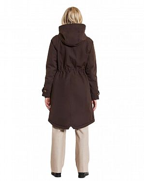 Водонепроницаемая парка женская Didriksons Luna Chocolate