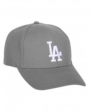 Бейсболка с изогнутым козырьком '47 Brand MVP Los Angeles Dodgers Grey
