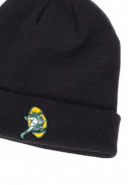 Шапка с подворотом '47 Brand NFL Green Bay Packers Black 2 Шапка с подворотом '47 Brand NFL Green Bay Packers Black 2