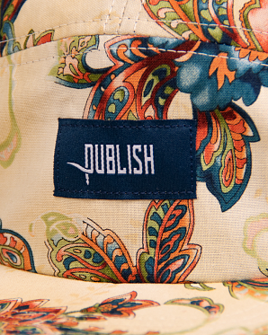 Бейсболка с прямым козырьком Publish Flowers Multi