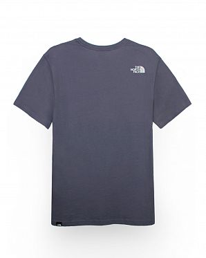 Футболка мужская The North Face Reflective Front Box Grey Blue Футболка мужская The North Face Reflective Front Box Grey Blue