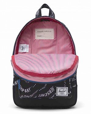 Рюкзак маленький Herschel Heritage Kids Warp Black Рюкзак маленький Herschel Heritage Kids Warp Black