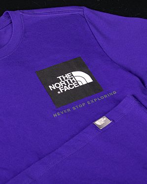 Футболка мужская The North Face Fine Front Box Cobalt Футболка мужская The North Face Fine Front Box Cobalt