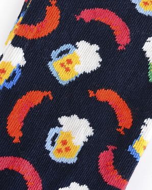 Носки мужские Happy Socks Combed Cotton Beer Black