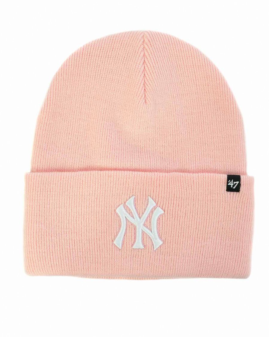 Шапка универсальная с подворотом '47 Brand Haymaker New York Yankees Pink отзывы