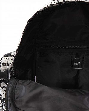 Рюкзак тканевый водостойкий с отделом для 13 ноутбука Obey Propaganda Submarine White Black Рюкзак тканевый водостойкий с отделом для 13 ноутбука Obey Propaganda Submarine White Black